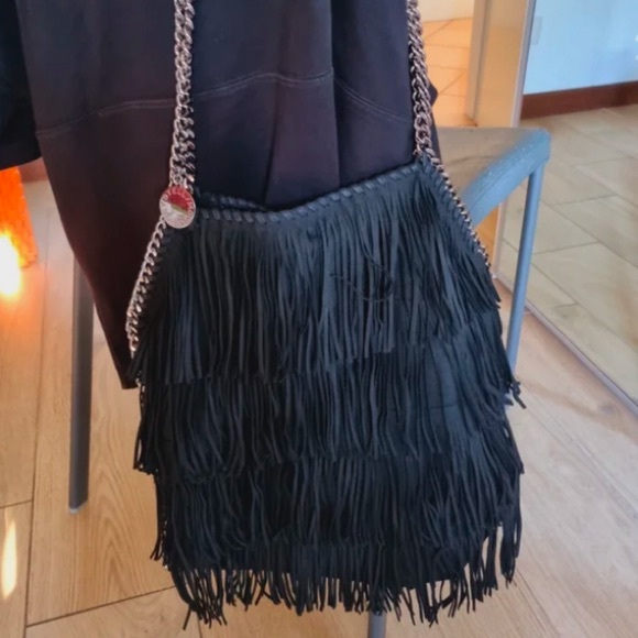 RARE RARE ..Stella McCarthy Falabella GORGEOUS SUEDE PURSE🖤 - Picture 9 of 10